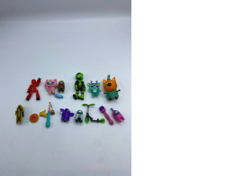 Set of small plastic toys