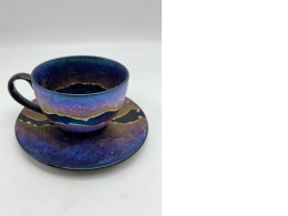 Multicolored tea cup