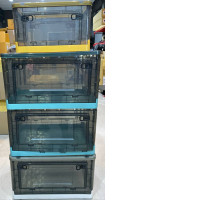 Set of clear boxes for toys Set of clear boxes for toys