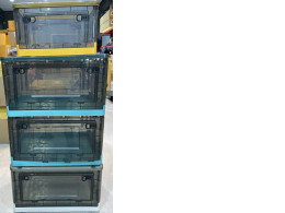 Set of clear boxes for toys Set of clear boxes for toys