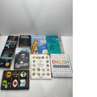 Set of USED English books