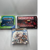 Set of 3 USED table games Set of 3 USED table games