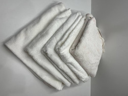 Set of white towels