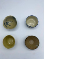 Set of 4 cups for sake