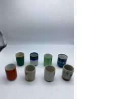 Set of 8 JAppanese juice cups
