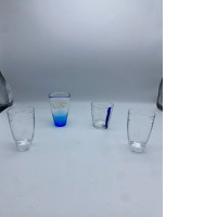 Set of4 clear juice cups Set of4 clear juice cups