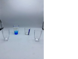 Set of4 clear juice cups