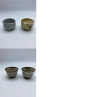 Set of 4 sake shotglasses