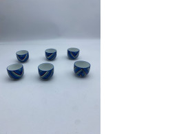 Set of blue japaneese cups Set of blue japaneese cups