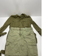 Dark green women's suit: skirt and shorts Dark green women's suit: skirt and shorts