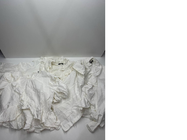 Set of girl's white school blouses Set of girl's white school blouses