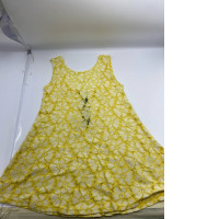Yellow girl's flower printed dress Yellow girl's flower printed dress