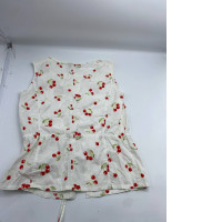 White girl's t-shirt with pattern