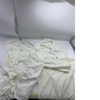 Set of white school bluoses