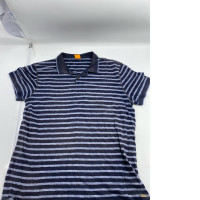 DARK BLUE STRIPPED POLO