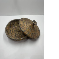 Wicker jewellery box