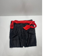 Black women's shorts complete with red belt