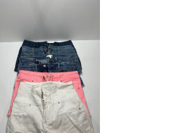 Set of SECONDHAND colourful denim shorts