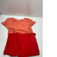 Girl's sport suit: t-shirt and shorts