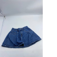 Short denim skirt