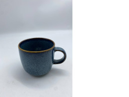 Dark blue coffee cup