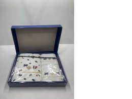 Set of souvenir towels with butterfly print
