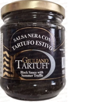 Salsa Nera Giuliano Tartufi Black Truffle Sauce with Summer Truffle 180g Salsa Nera Giuliano Tartufi Black Truffle Sauce with Summer Truffle 180g