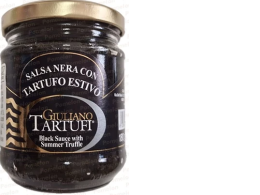  Salsa Nera Giuliano Tartufi Black Truffle Sauce with Summer Truffle 180g