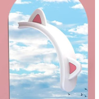 Cute Cat Ears Headband Cover For Apple AirPods Max Soft Silicone Headphone Protectors Comfort Cushion Top Pad Protector Sleeve