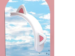 Cute Cat Ears Headband Cover For Apple AirPods Max Soft Silicone Headphone Protectors Comfort Cushion Top Pad Protector Sleeve