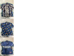 Set of 3 SECONDHAND dark Hawaii shortsleeved shirts