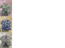 Set of 3 SECONDHAND colourful Hawaiian shortsleeved shirts