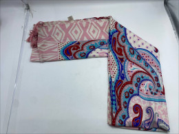 White scarf with pattern White scarf with pattern