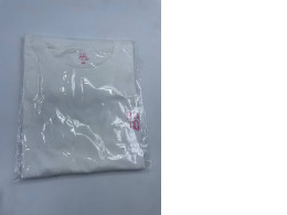 White women's t-shirt with pink print