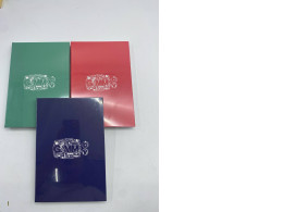 Set of colourful GGMTV notebooks