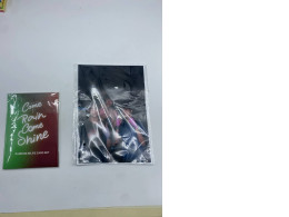 Set of 2 Come rain come shine postcards