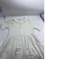 Black dress with long white skirt