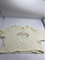 Women's cream round neck t-shirt