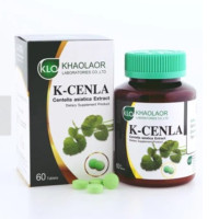 Set of 6 KHAOLAOR Centella Asiatica extract, K-Senla tablets, 60 tablets/bottle