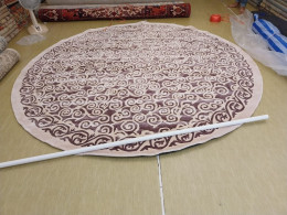 Round brown carpet Round brown carpet