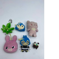 Set of 6 Keychain doll 