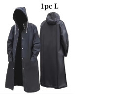 Black raincoat