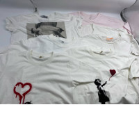 Set of 7 White round neck t-shirt