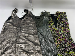 Set of 3 Women's sequined dress 
