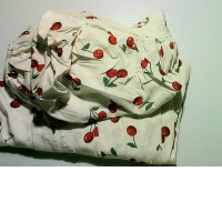 red berry print skirt and top red berry print skirt and top