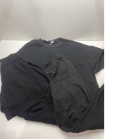 Black set: 1 t-shirt and 2 pants Black set: 1 t-shirt and 2 pants