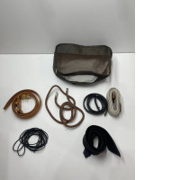 Set of belts with bag