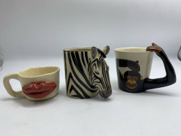 Set of souvenir teacups