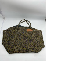 Dark brown beach bag