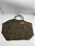 Dark brown beach bag